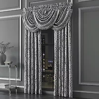 Queen Street Lafayette Rod Pocket Light-Filtering Set of 2 Curtain Panel