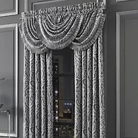 Queen Street Lafayette Rod Pocket Light-Filtering Set of 2 Curtain Panel