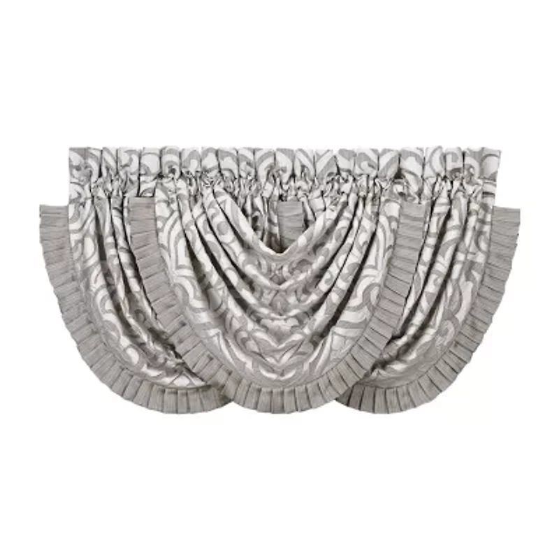Queen Street Lafayette Rod Pocket Waterfall Valance