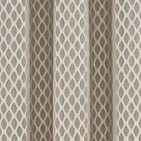 Five Queens Court Beaumont Rod Pocket Light-Filtering Set of 2 Curtain Panel