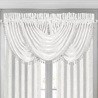 Queen Street Britney Rod Pocket Waterfall Valance