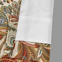 Five Queens Court August Rod Pocket Light-Filtering Set of 2 Curtain Panel