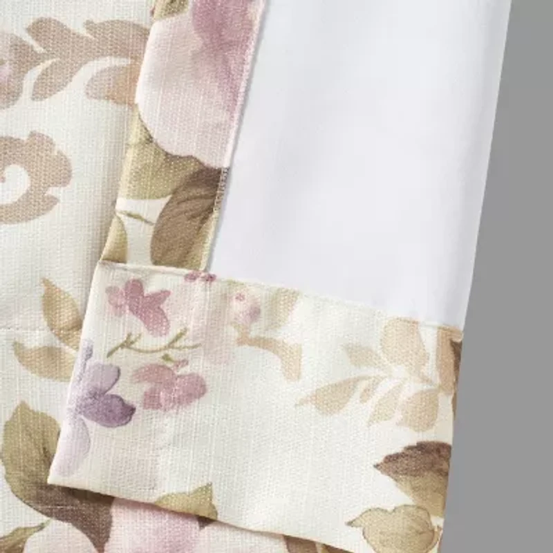 Royal Court Chambord Rod Pocket Light-Filtering Set of 2 Curtain Panel