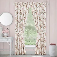 Royal Court Rosemary Rod Pocket Light-Filtering Set of 2 Curtain Panel