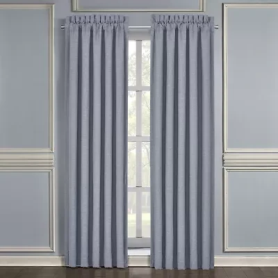 Queen Street Augusta Rod Pocket Light-Filtering Set of 2 Curtain Panel