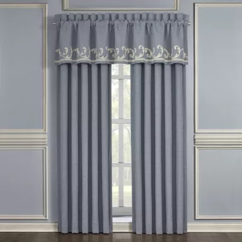 Queen Street Augusta Rod Pocket Light-Filtering Set of 2 Curtain Panel