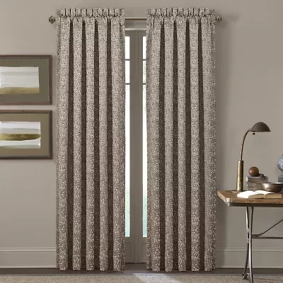 Queen Street Calgary Rod Pocket Light-Filtering Set of 2 Curtain Panel