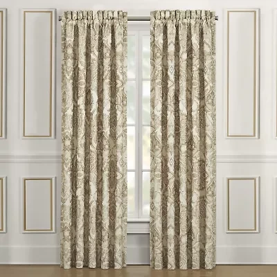 Queen Street Sandy Rod Pocket Light-Filtering Set of 2 Curtain Panel