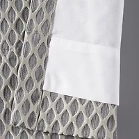 Five Queens Court Houston Rod Pocket Light-Filtering Set of 2 Curtain Panel