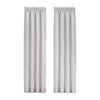 Queen Street Cherie Rod Pocket Light-Filtering Set of 2 Curtain Panel