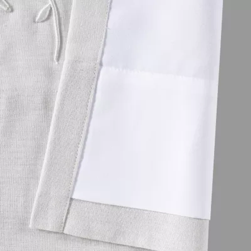 Queen Street Cherie Rod Pocket Light-Filtering Set of 2 Curtain Panel