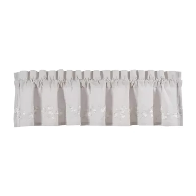 Queen Street Cherie Rod Pocket Tailored Valance