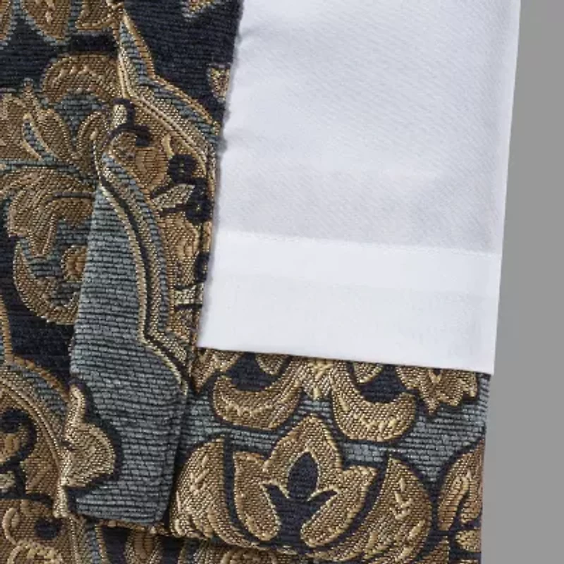 Five Queens Court Bristol Rod Pocket Light-Filtering Set of 2 Curtain Panel