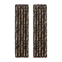 Queen Street Martina Rod Pocket Light-Filtering Set of 2 Curtain Panel