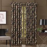 Queen Street Martina Rod Pocket Light-Filtering Set of 2 Curtain Panel