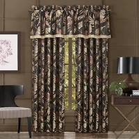 Queen Street Martina Rod Pocket Light-Filtering Set of 2 Curtain Panel