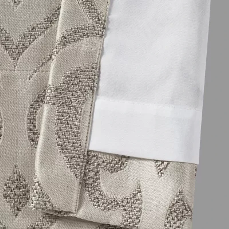 Queen Street Melanie Rod Pocket Light-Filtering Set of 2 Curtain Panel