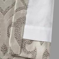 Queen Street Melanie Rod Pocket Light-Filtering Set of 2 Curtain Panel