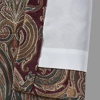 Queen Street Georgia Rod Pocket Light-Filtering Set of 2 Curtain Panel