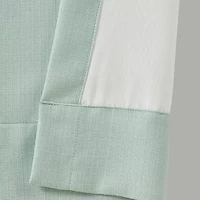 Royal Court Waters Edge Rod Pocket Light-Filtering Set of 2 Curtain Panel