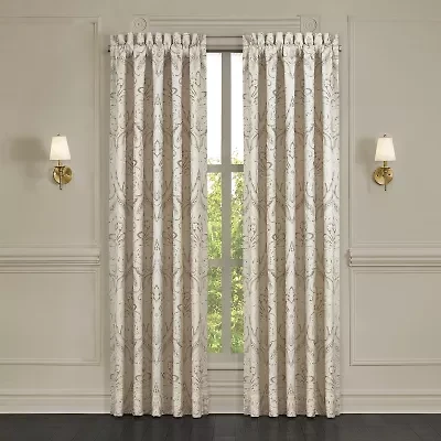 Queen Street Taylor 84" Window Panel Pair Rod Pocket Energy Saving Light-Filtering Set of 2 Curtain Panel