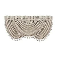 Queen Street Taylor Window Rod Pocket Waterfall Valance