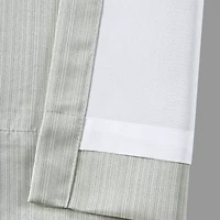 Five Queens Court Nouveau Rod Pocket Light-Filtering Set of 2 Curtain Panel