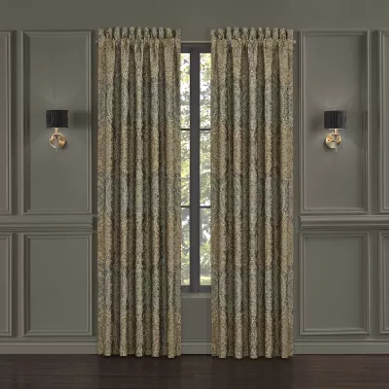 Queen Street Dayton Rod Pocket Light-Filtering Set of 2 Curtain Panel