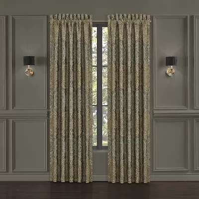 Queen Street Dayton Rod Pocket Light-Filtering Set of 2 Curtain Panel