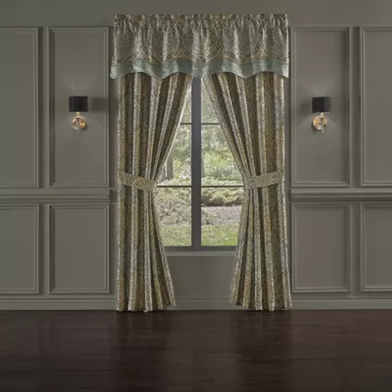 Queen Street Dayton Rod Pocket Light-Filtering Set of 2 Curtain Panel