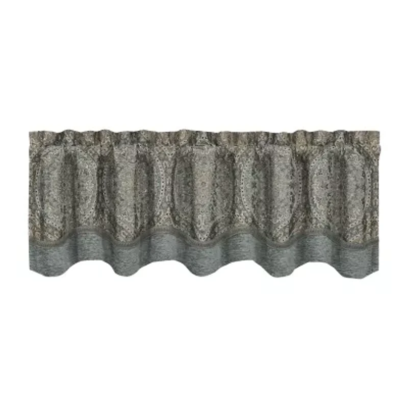 Queen Street Dayton Rod Pocket Scallop Valance