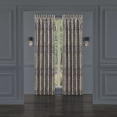 Queen Street Bayonne Rod Pocket Light-Filtering Set of 2 Curtain Panel
