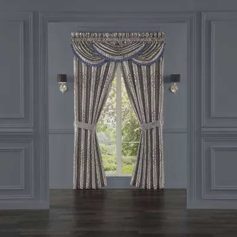 Queen Street Bayonne Rod Pocket Light-Filtering Set of 2 Curtain Panel