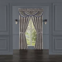 Queen Street Bayonne Rod Pocket Light-Filtering Set of 2 Curtain Panel