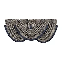Queen Street Bayonne Rod Pocket Waterfall Valance