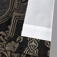 Queen Street Willow Rod Pocket Light-Filtering Set of 2 Curtain Panel
