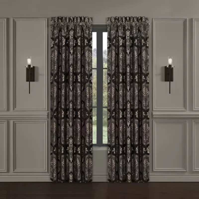 Queen Street Willow Rod Pocket Light-Filtering Set of 2 Curtain Panel