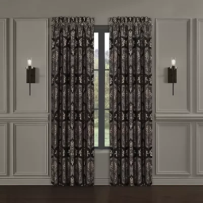 Queen Street Willow Rod Pocket Light-Filtering Set of 2 Curtain Panel