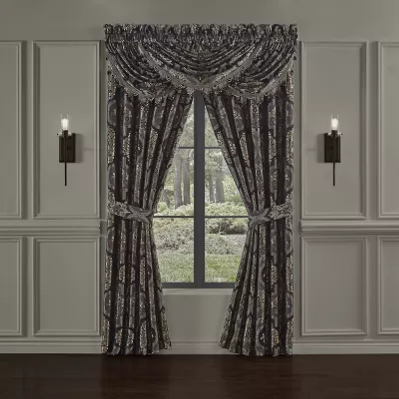 Queen Street Willow Rod Pocket Light-Filtering Set of 2 Curtain Panel