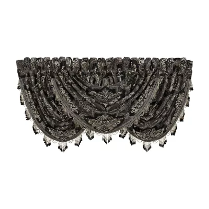 Queen Street Willow Rod Pocket Waterfall Valance