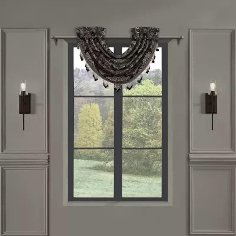 Queen Street Willow Rod Pocket Waterfall Valance