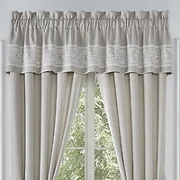 Queen Street Annie Rod Pocket Tailored Valance