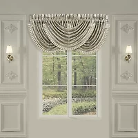 Queen Street Jillian Rod Pocket Waterfall Valance