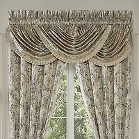 Queen Street Jillian Rod Pocket Waterfall Valance