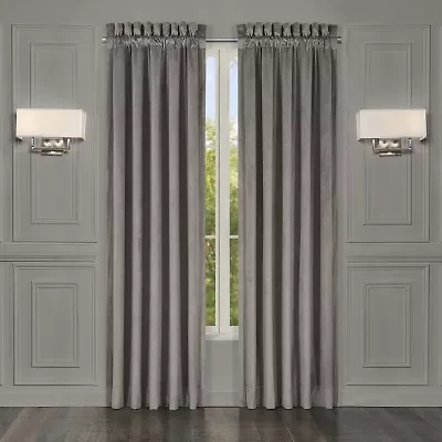 Queen Street Belford Rod Pocket Light-Filtering Set of 2 Curtain Panel