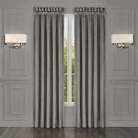 Queen Street Belford Rod Pocket Light-Filtering Set of 2 Curtain Panel