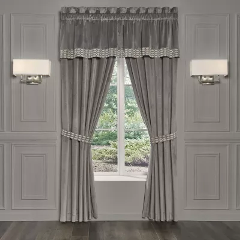Queen Street Belford Rod Pocket Light-Filtering Set of 2 Curtain Panel