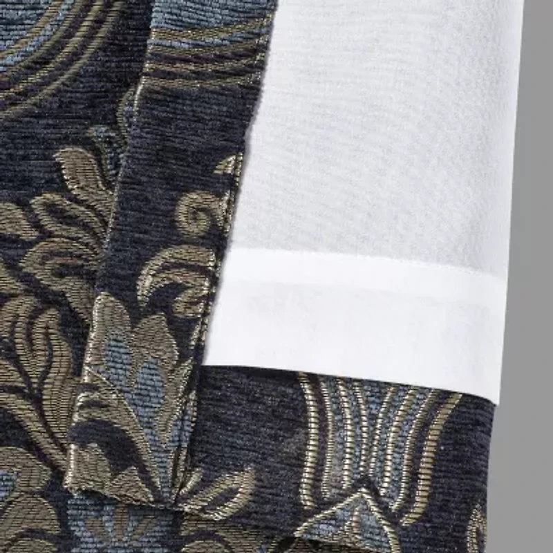 Queen Street Manila Rod Pocket Light-Filtering Set of 2 Curtain Panel