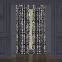 Queen Street Manila Rod Pocket Light-Filtering Set of 2 Curtain Panel