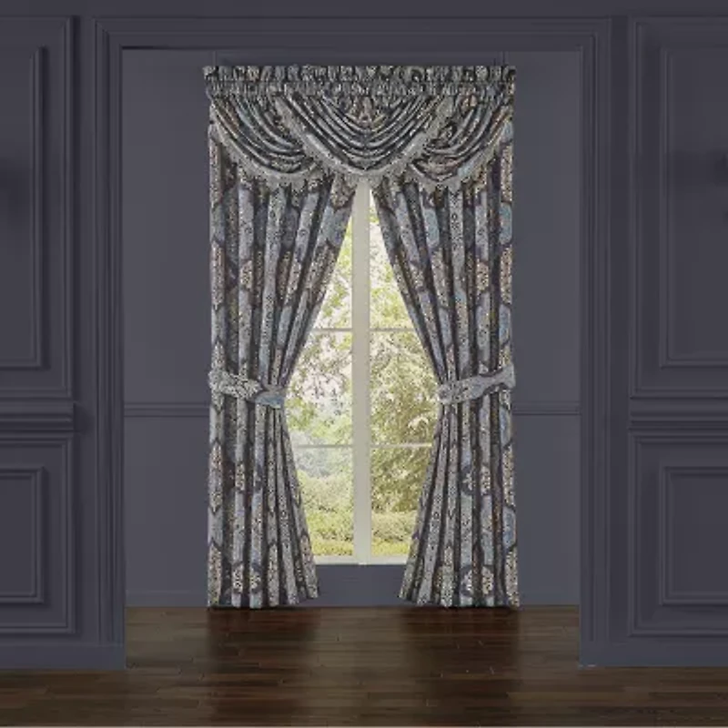 Queen Street Manila Rod Pocket Light-Filtering Set of 2 Curtain Panel